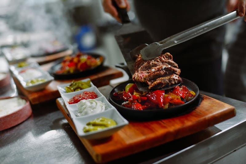 Fresh food being prepared at Costa Vida kitchen